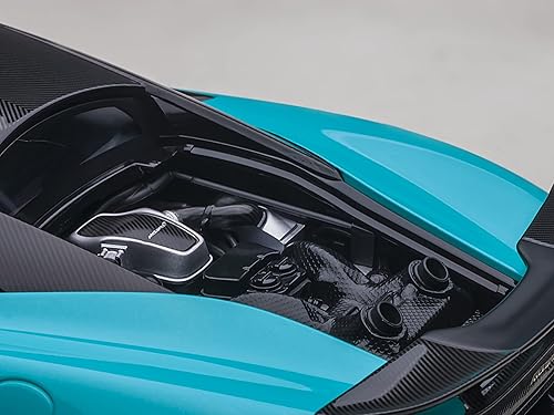 Miniatura 5 de Auto Art Models Autoart 76083 McLaren 600LT Fistral Blue and Carbon 118 Model Car