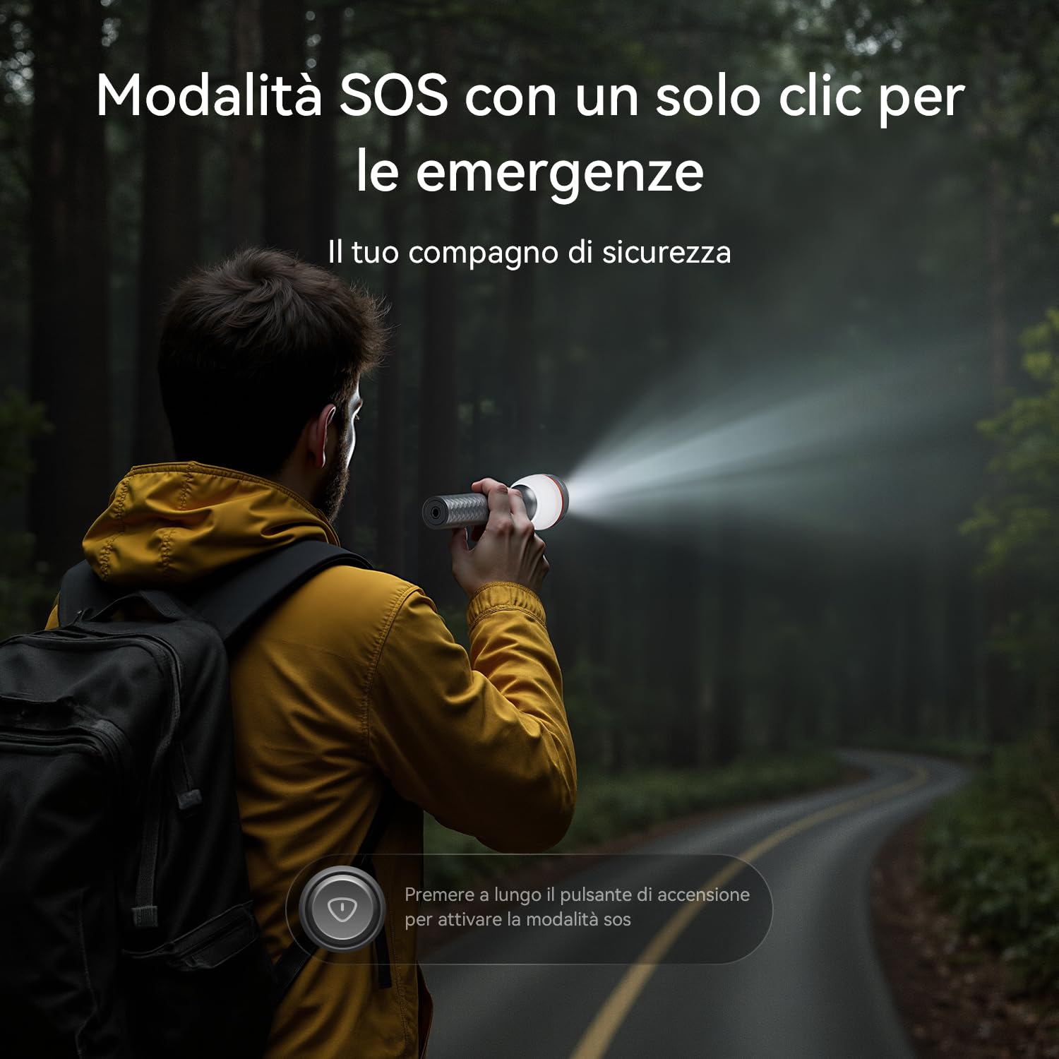 Lampada Campeggio LED Ricaricabile 800 Lumen Altezza Regolabile, Telecomando, Base Magnetica, IP65 Impermeabile, Luce da Esterno Telescopica per Escursioni, Emergenze, Outdoor