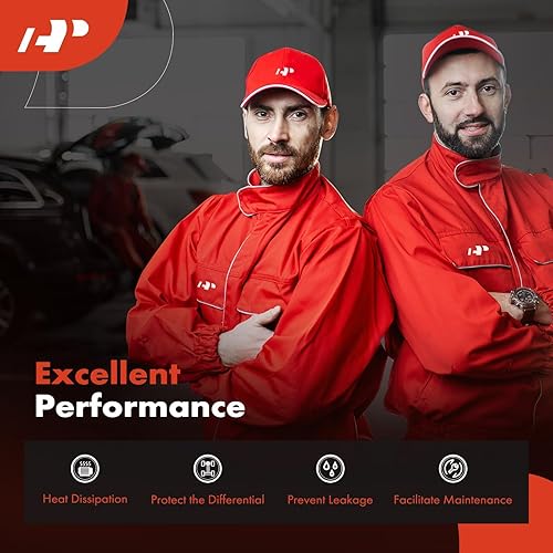 Miniatura 5 de A-Premium Tapa del diferencial trasero con junta compatible con Ford F-150 F-100 Expedition Explorer E-150 Ranger Lincoln Mark LT Mazda