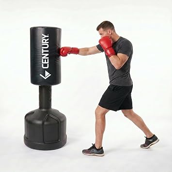 Century Wavemaster Powerline Extra Large, Freestanding Kickboxing Bag, Martial Arts Punching Bag, Eight Height Adjustments, Karate, Tae Kwon Do, MMA, High-Density Foam