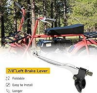Vista 2 de HIAORS Palanca de freno y embrague de 7/8 pulgadas para bicicleta mini, pieza para Coleman CT200U BT200X Trail 200 CT100U CC100X Baja Massimo