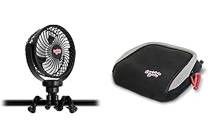 BubbleBum Inflatable Booster Seat & Stroller Fan