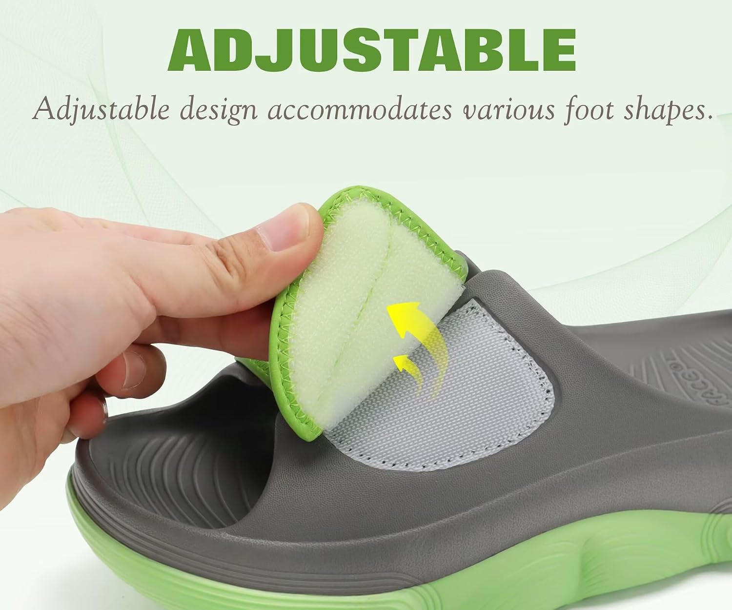 COFACE Womens Recovery Sandals With Arch Support Orthopedic Slides Size 6-12