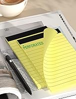 Vista 3 de Bloc de notas amarillos de 3 x 5 pulgadas, bloc de notas pequeños de 3 x 5, cuadernos pequeños de 3 x 5, bloc de notas forrados de 3 x 5, 10 blocs