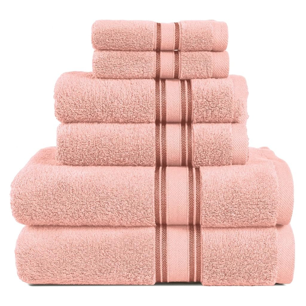 Serviette de bain brodée anti-peluche en coton pour en finir avec le linge rêche