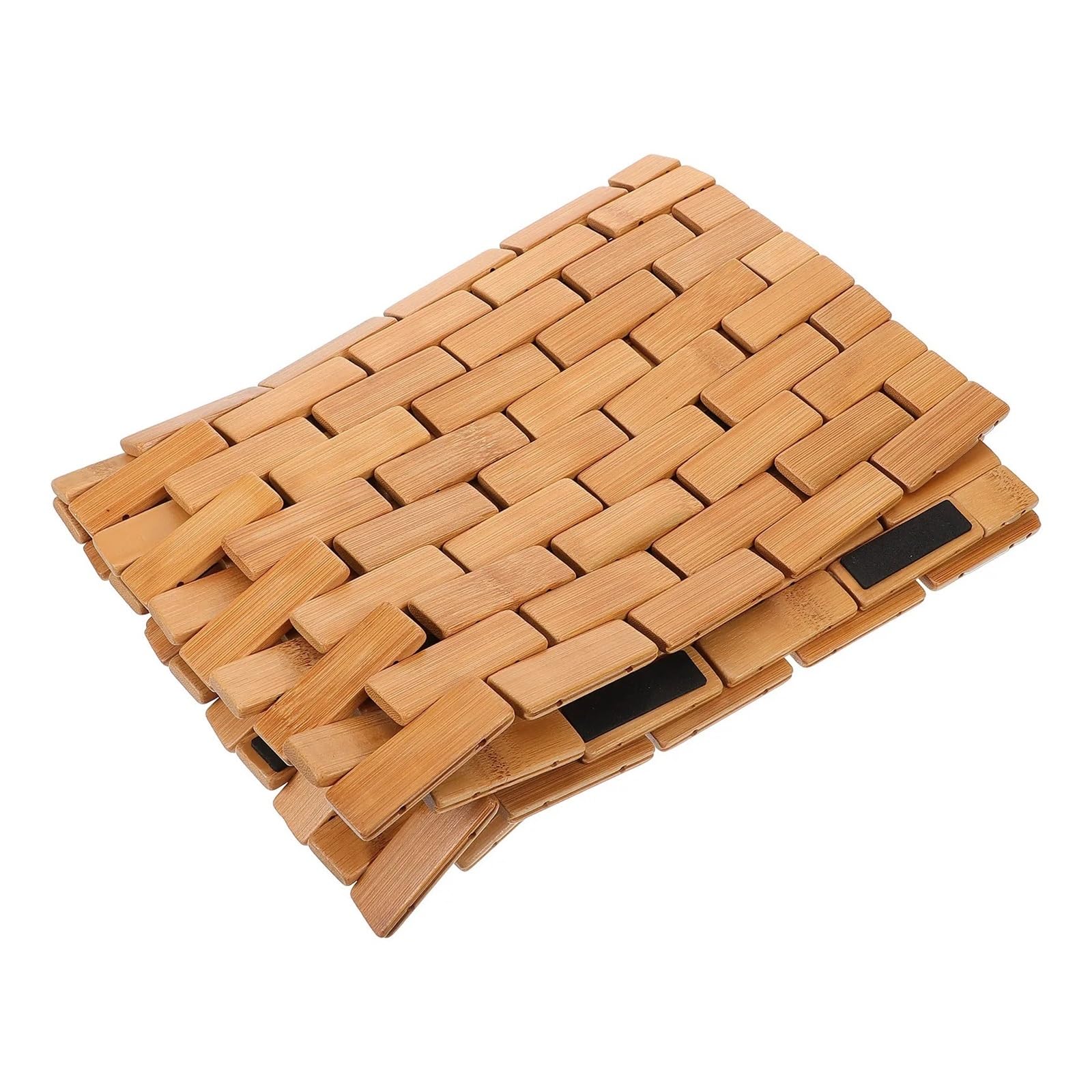 Alfombrilla de baño de Madera Alfombra de baño Piso Ducha Antideslizante | For bañera, baño, caja fuerte, antideslizante, decorativa, oficina en casa