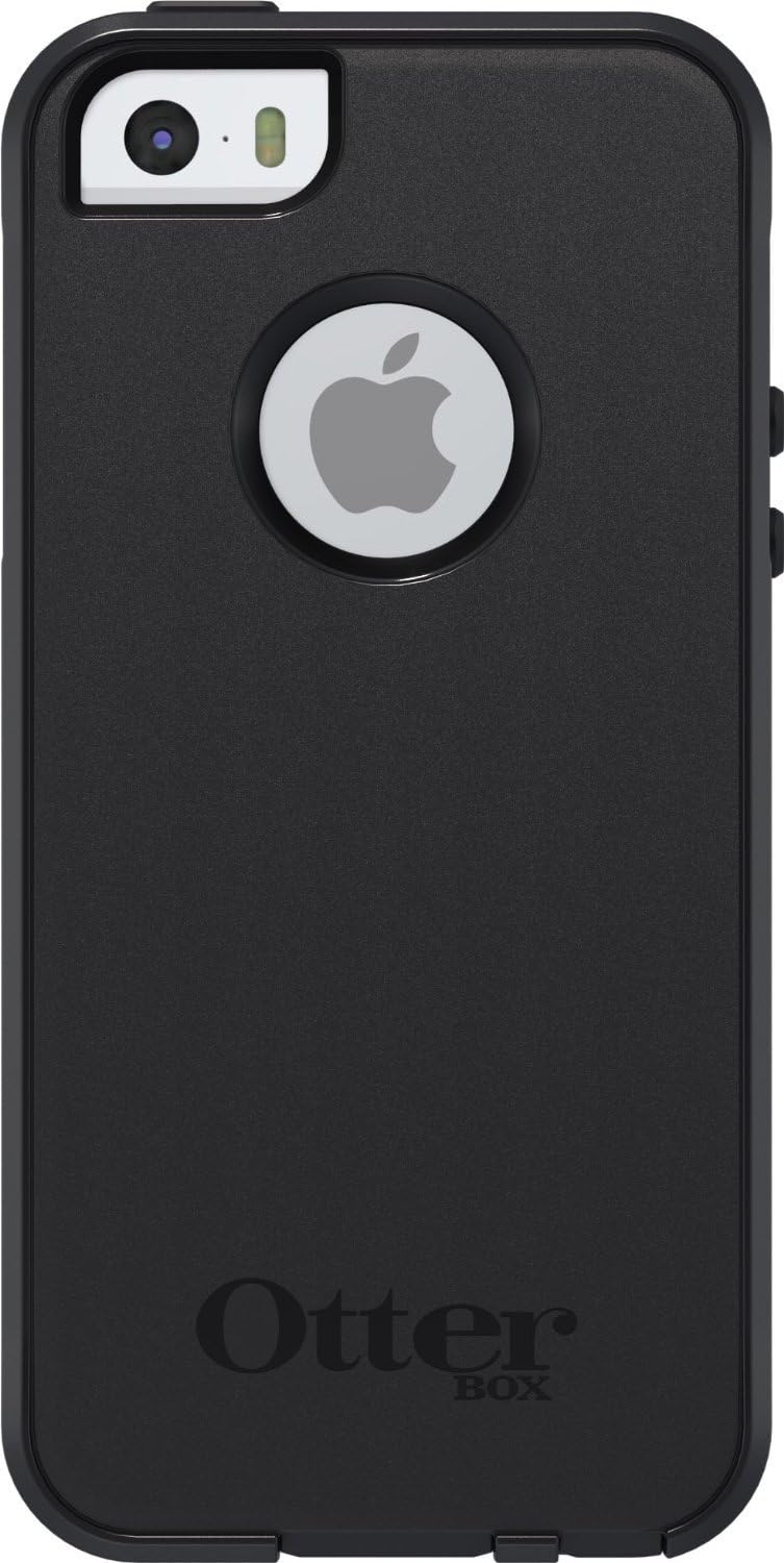OTTERBOX Commuter Series Case for iPhone SE (1st gen - 2016) and iPhone 5/5s - Retail Packaging - Black