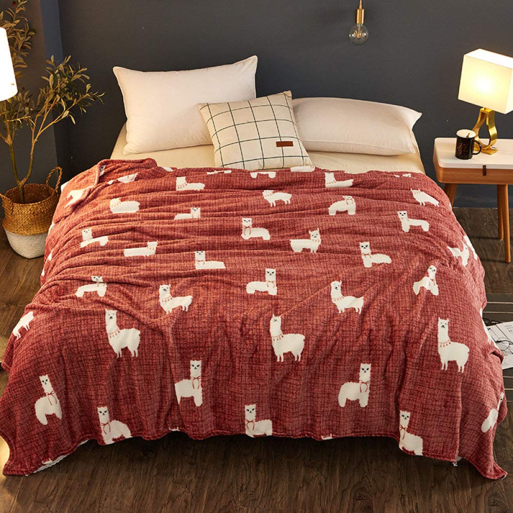 Couverture Sherpa mouton douce pour la pause déjeuner au bureau 120x200