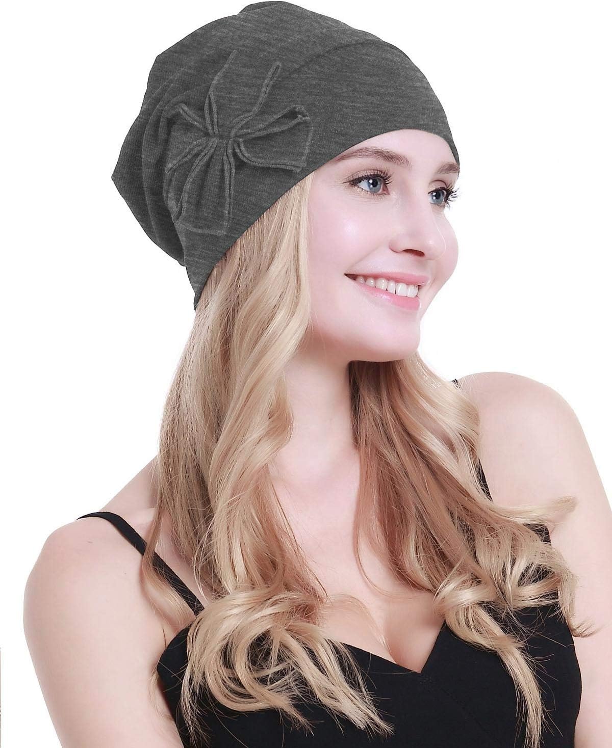 osvyo Cotton Chemo Turbans Headwear Beanie Hat Cap for Women Cancer Patient Hairloss - Image 7