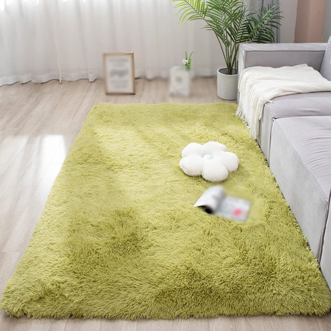 Amazon｜[ハウスXIN] ラグ カーペット シャギーラグ 200*250CM