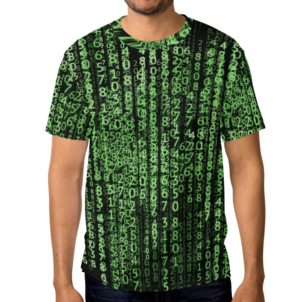 Men's Short Sleeve T-Shirt Crew Neck Casual Tops