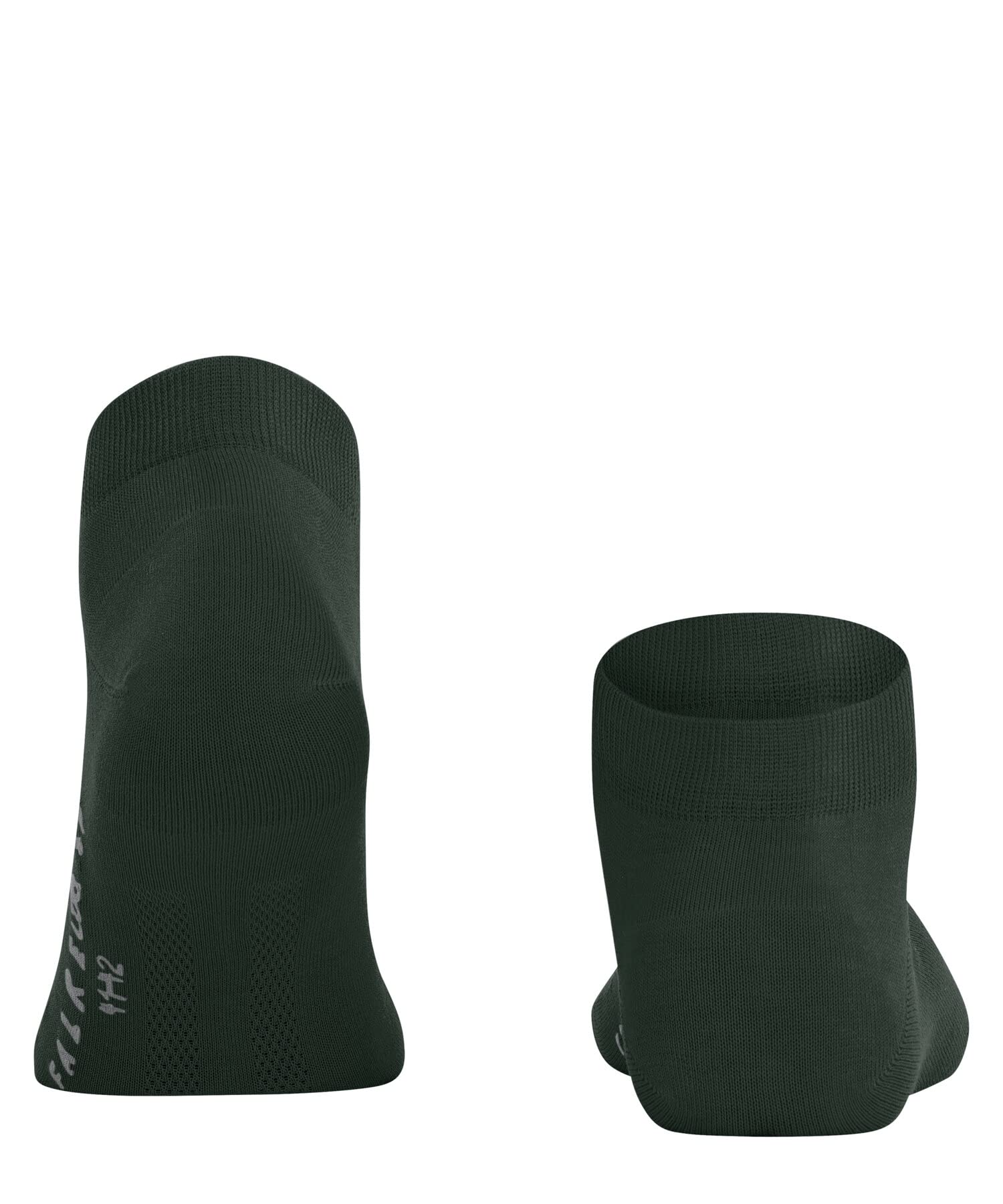 FALKE Mężczyźni Skarpety do trampek Cool 24/7 M Sn Bawełna krótkie jednokolorowe 1 Para, Zielony Hunter Green 7441, 41-42