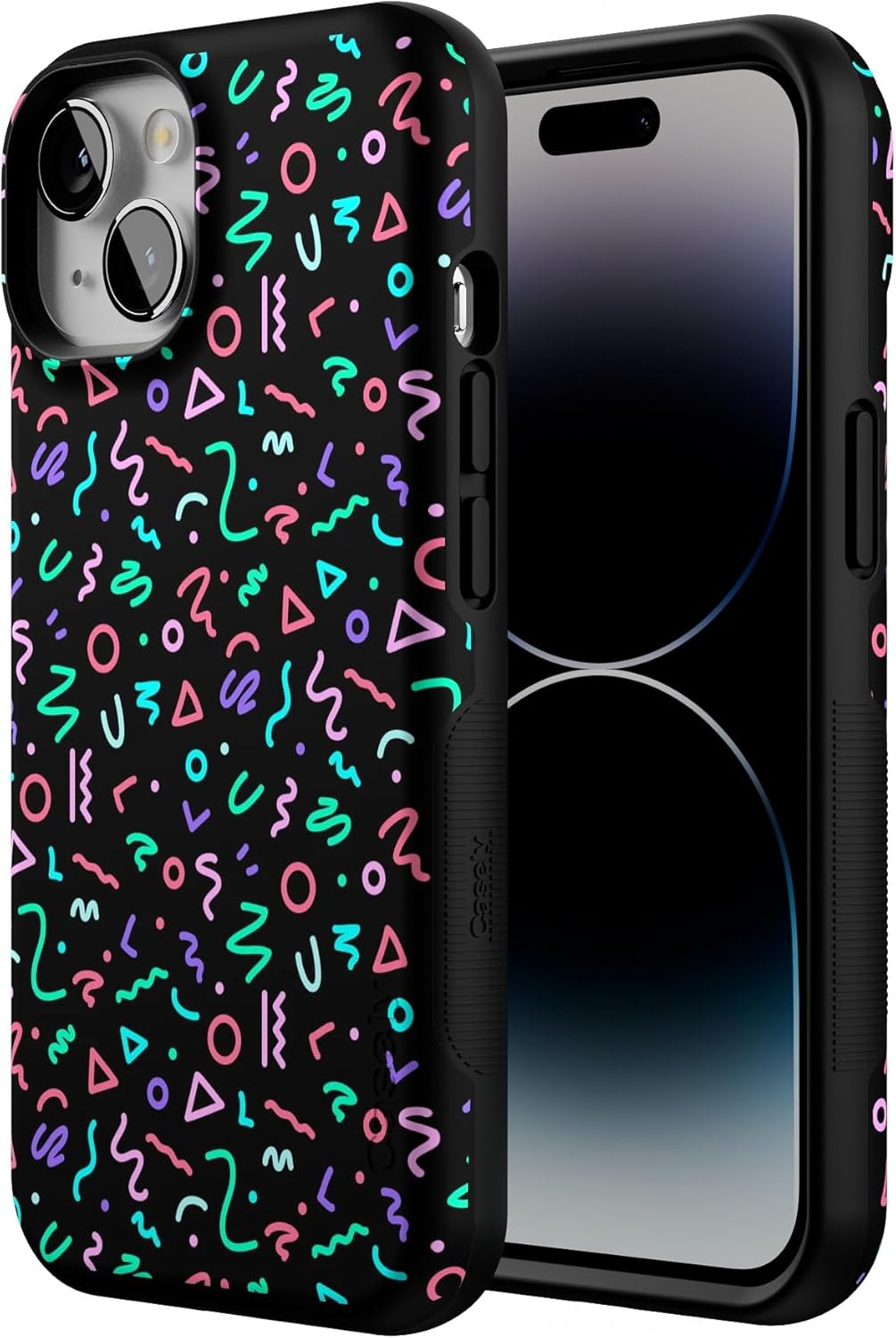 Casely iPhone 14 Case | Always Vibing | Retro | Bold Protective Design | Compatible with MagSafe