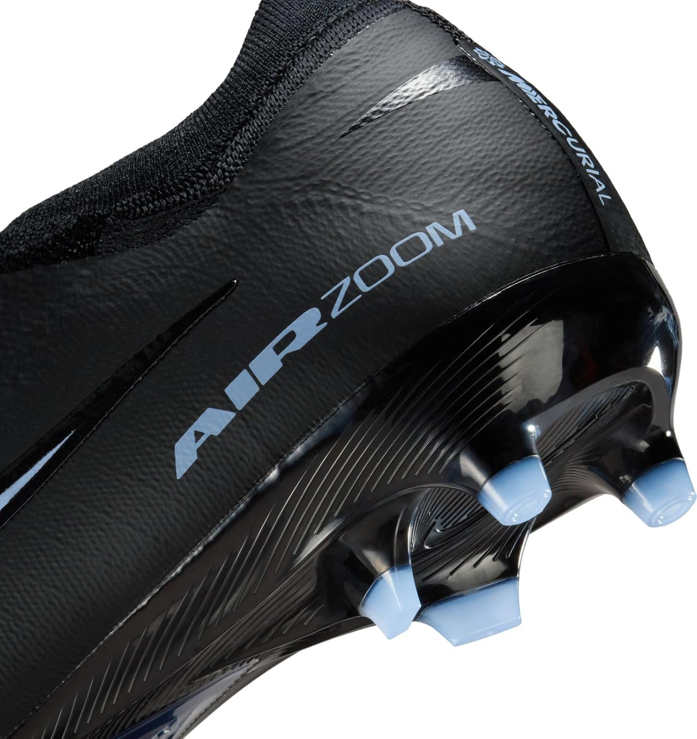 Nike Mercurial Vapor 16 Pro Artificial-Grass Low-Top Soccer Cleats (Black/Ice Blue) Size 12