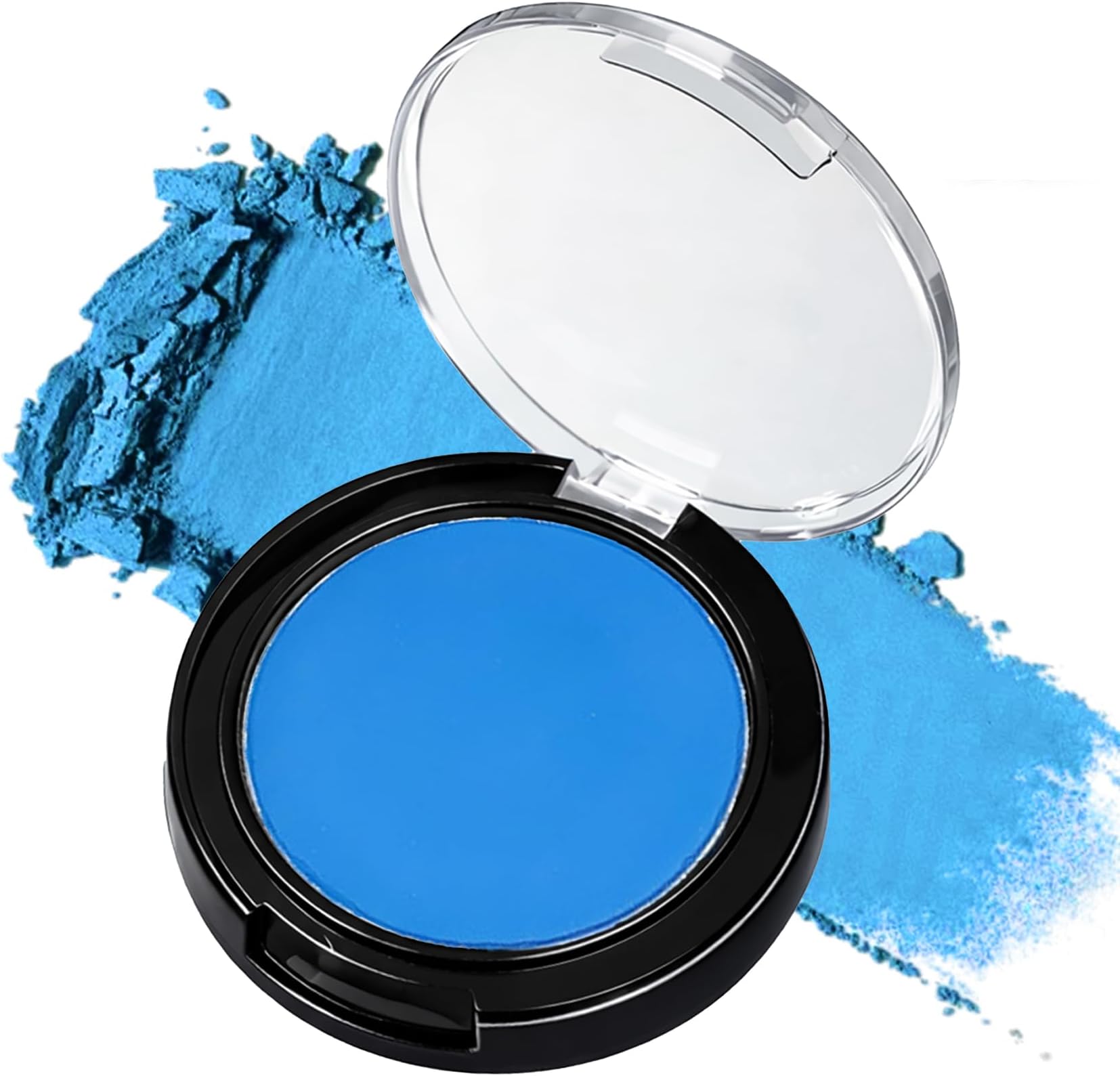 Ocean Blue Matte Single Eyeshadow – Bold High-Impact Blue Shade for Statement Eye Makeup, Smooth Pressed Powder Texture with Clean Matte Finish and Buildable Colour Control
