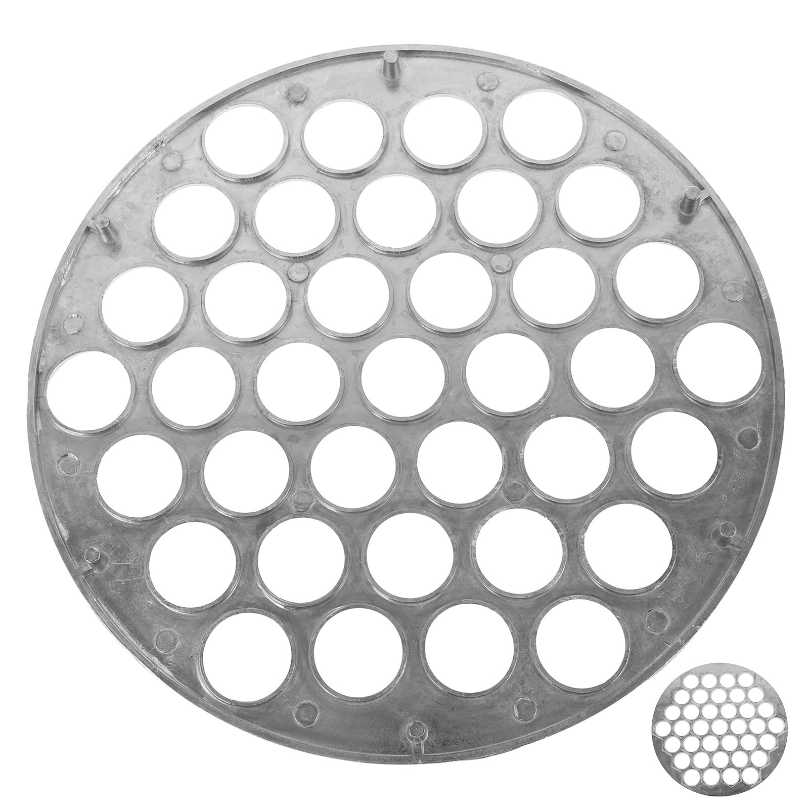 Stampo per Gnocchi in Lega di Alluminio Macchina per Ravioli Fai da Te 37 Pezzi Utensile da Cucina Leggero e Facile da Pulire per Uso Domestico e Ristoranti