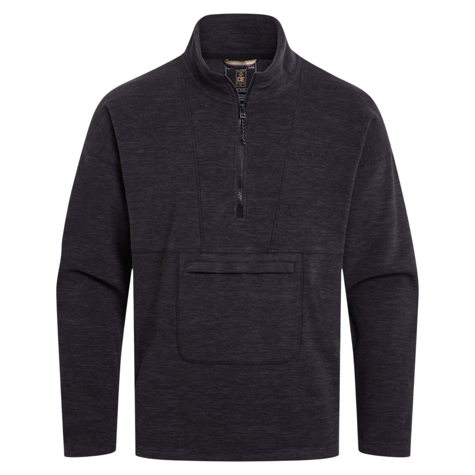 Craghoppers Men's Black Esk Ii Insulated Half Zip Technical Top in Size M, Sports Direct