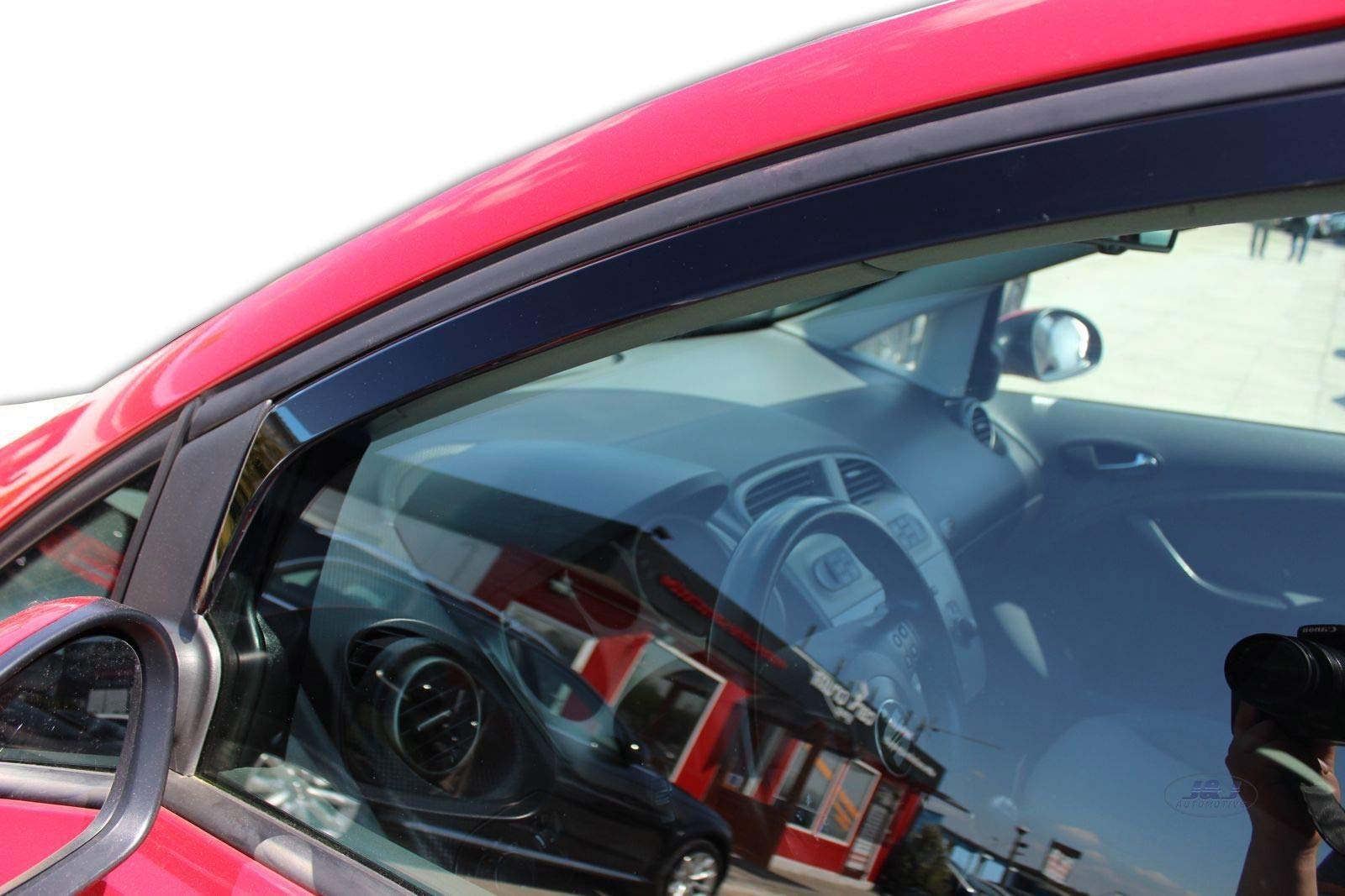 J&J AUTOMOTIVE Derivabrisas para Seat Toledo 5 puerta 2005-2009 4 piezas