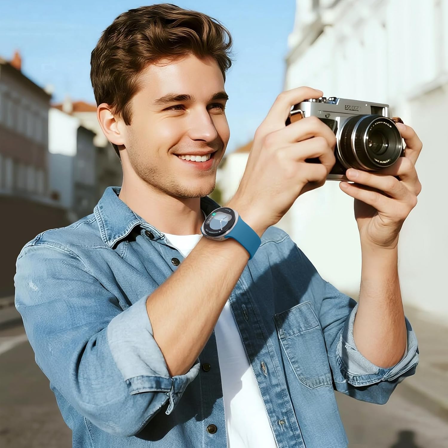 DaQin 10 Pack Bands Compatible with Samsung Galaxy Watch 8 Band 40mm 44mm/Galaxy Watch 8 Classic Band 46mm,Soft Silicone Sport Waterproof Wristband Replacement Strap for Samsung Galaxy Watch Women Men - Image 8