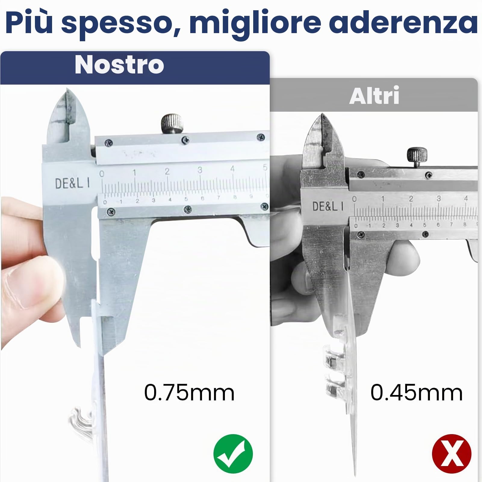 Ganci Adesivi per Mensola da Doccia, 5 Pezzi Sostituzione Dell'adesivo per il Contenitore per Doccia, Shower Caddy Adhesive Replacement (Adatto per appendere linee)