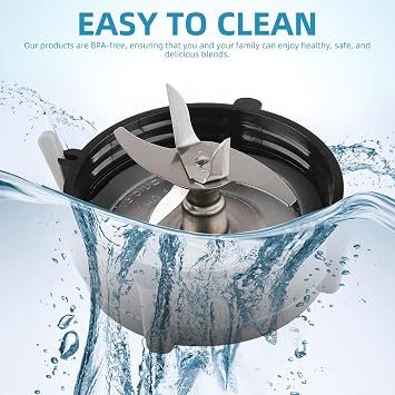 Oster Pro 1200 Blender Replacement Parts Kit - Includes Cutter Blade (164160), Jar Base Cap (179854-000-000) & 4 Silicone Gaskets (182341-000-842) | Full 3-in-1 Set for Oster 1200 Series Blenders