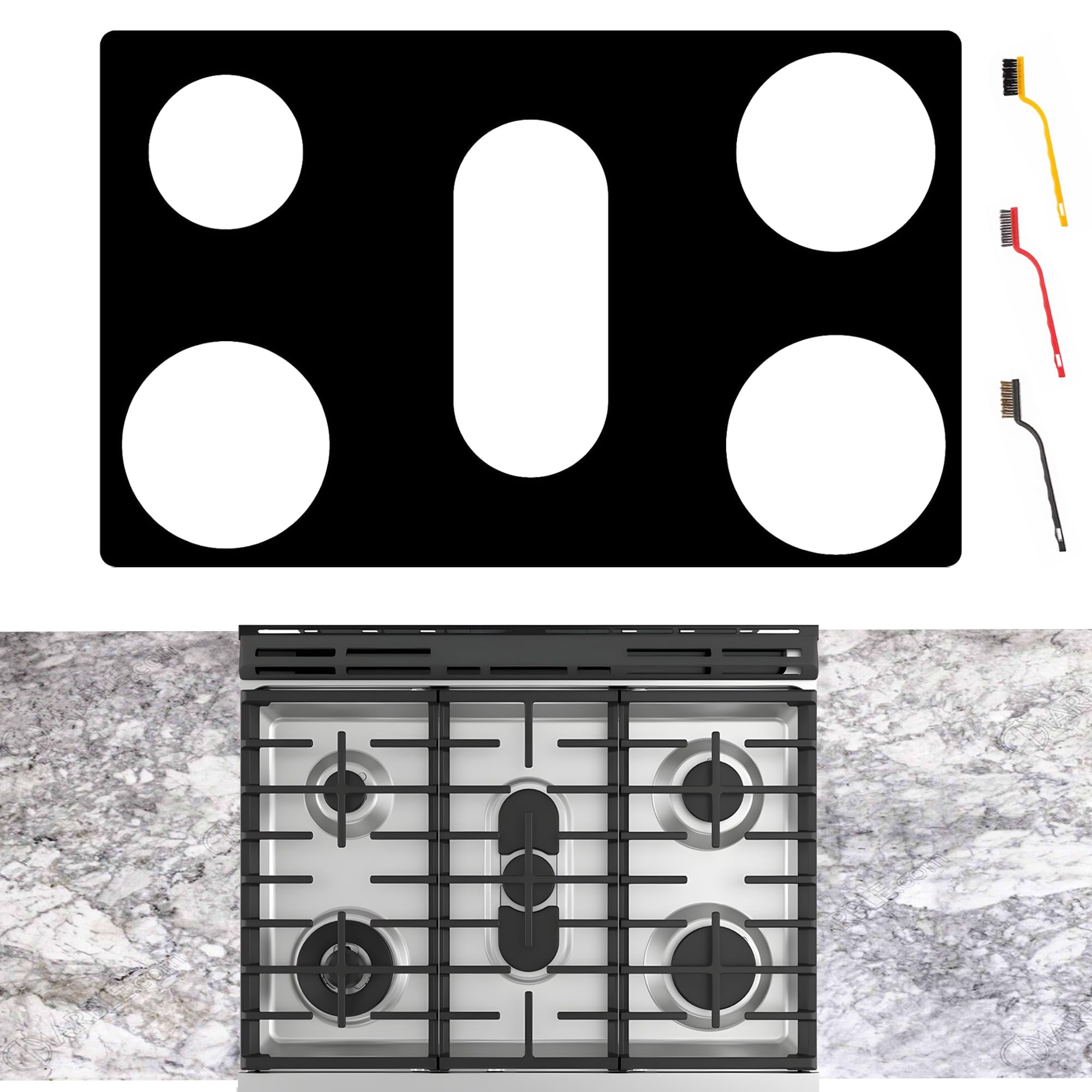 Cubierta de estufa para GE de 76.2 cm: protector reutilizable de 0.5 mm