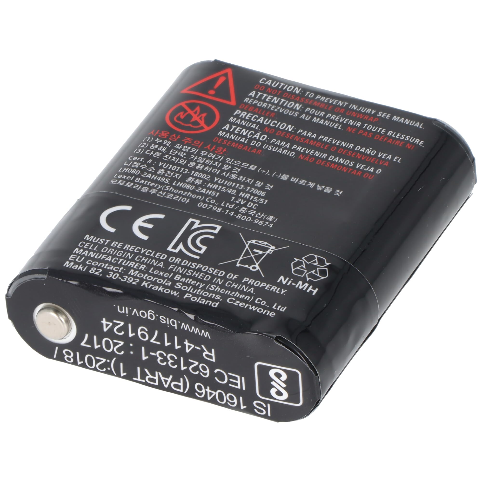 PMNN4477AR Motorola Bateria Original Serie TLKRT-62/82/92 Ni-Mh 800mAh