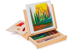 DEAYOU Wood Easel Carrying Case