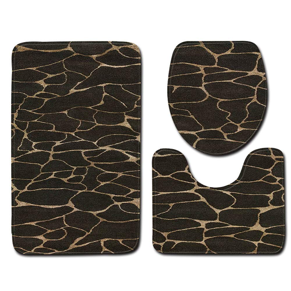 Alfombra de baño antideslizante para cocina juego de 3 piezas talla única
