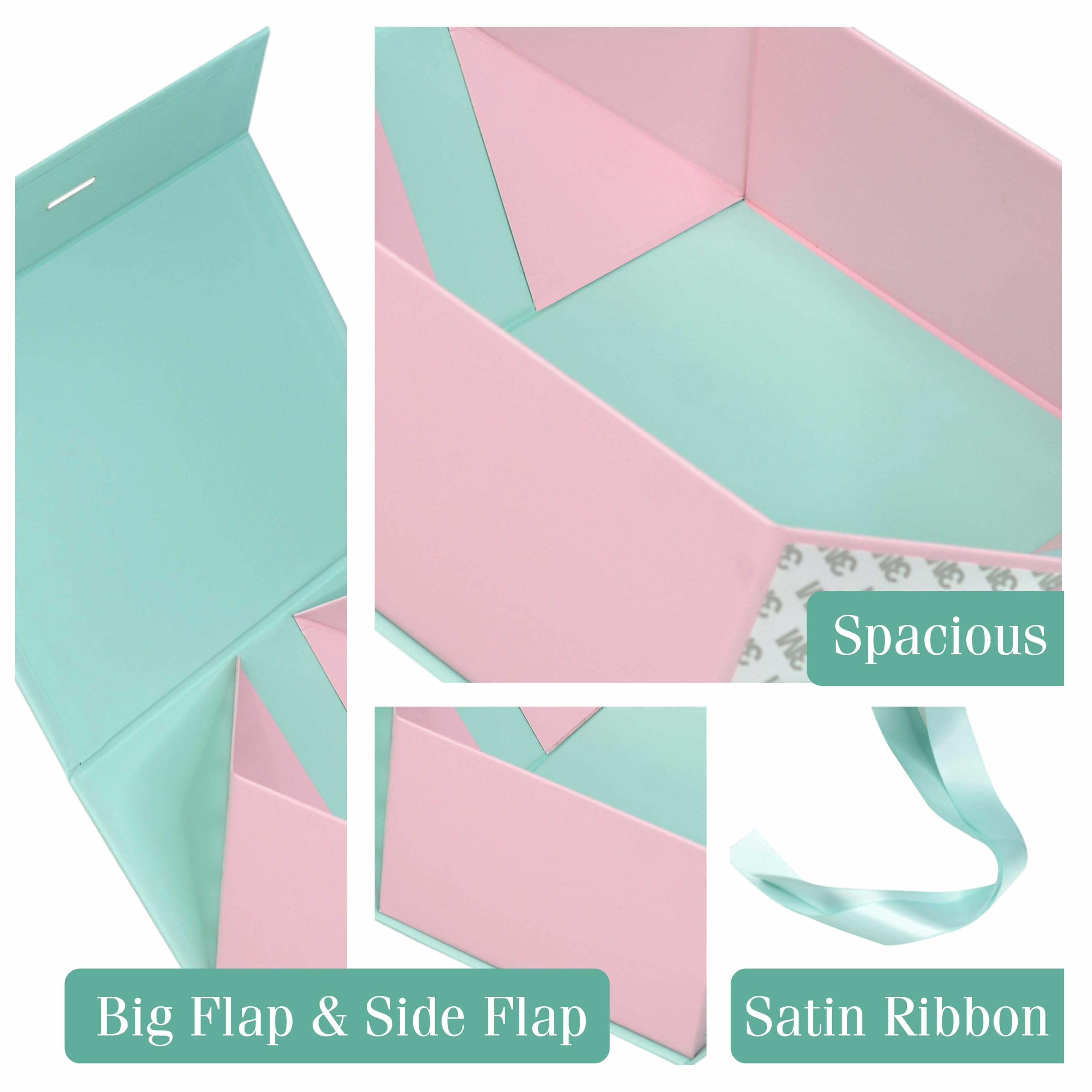 RBS® - Gift Box for Packing (23 x 16 x 10cm) Hamper Boxes for Gift Empty (1 Pack) Box for Gift Packing Holds Upto 5kg Multipurpose Gifting & Gift Packaging Box for Wedding (Tiffany Blue) 1