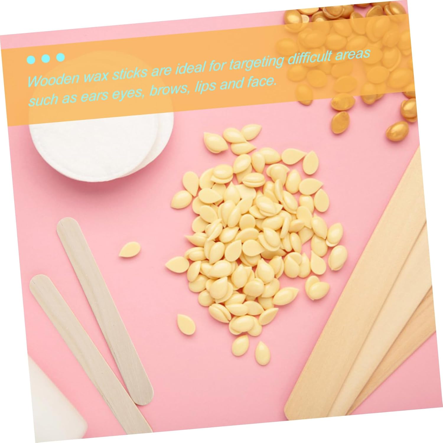 Wooden Wax Applicators for Hair Removal Sticks Per Box Smooth Lightweight for Waxing and Beauty Care