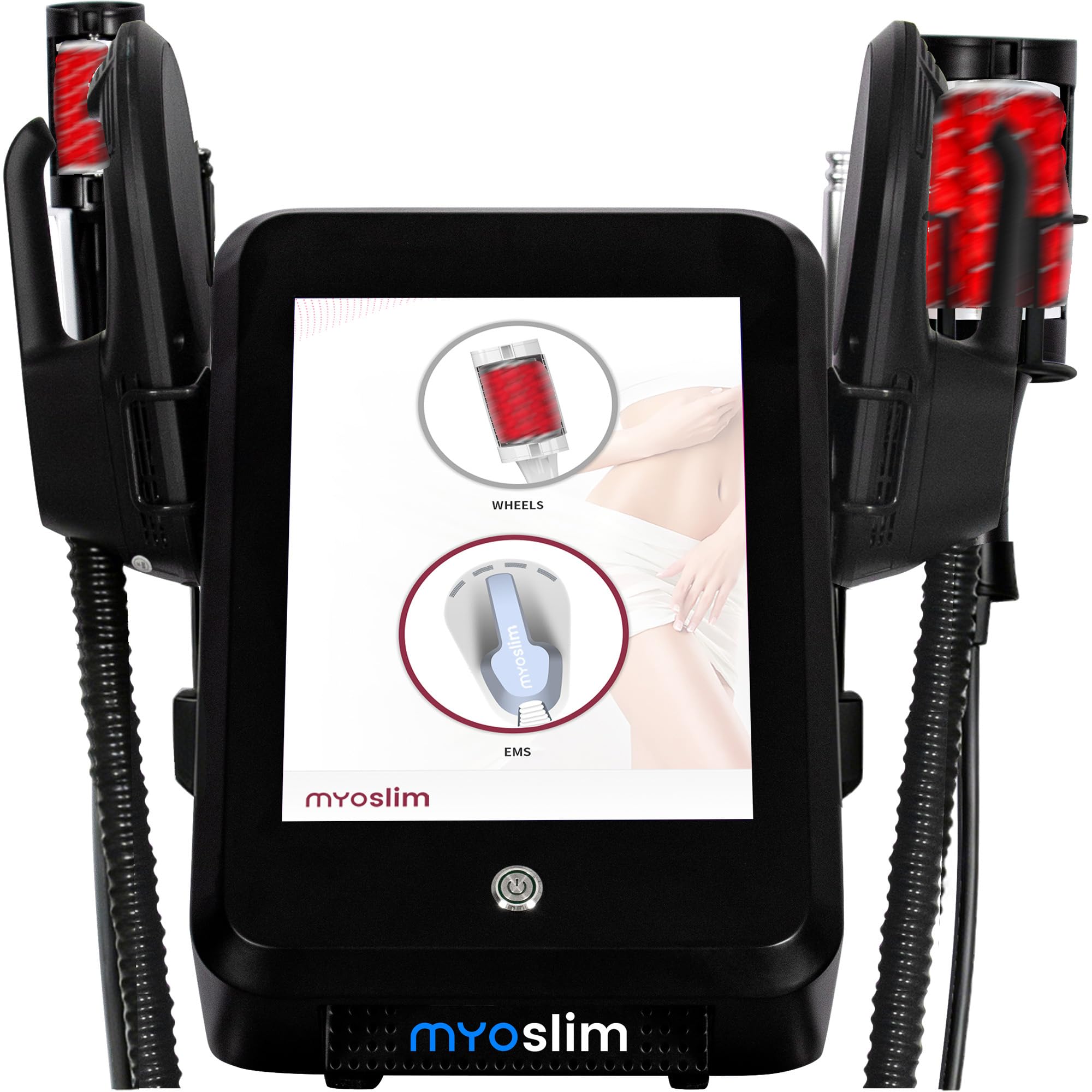 Body Sculpt Maquina Máquina de Escultura Corporal EMS 2 en 1 con Rodillos. | 6500W - 360° Inner Ball Roller & EMS Muscle Stimulator, Grasa y Celulitis Reducción, para Abdomen, Brazos, Glúteos