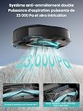 Lefant M5 Pro Robot Aspirateur Laveur Rouleau 23000Pa 100% Anti-Enroulement - 2