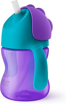 Philips Avent 7200858, Patterned Straw Cup, 200 Ml, Multicolor