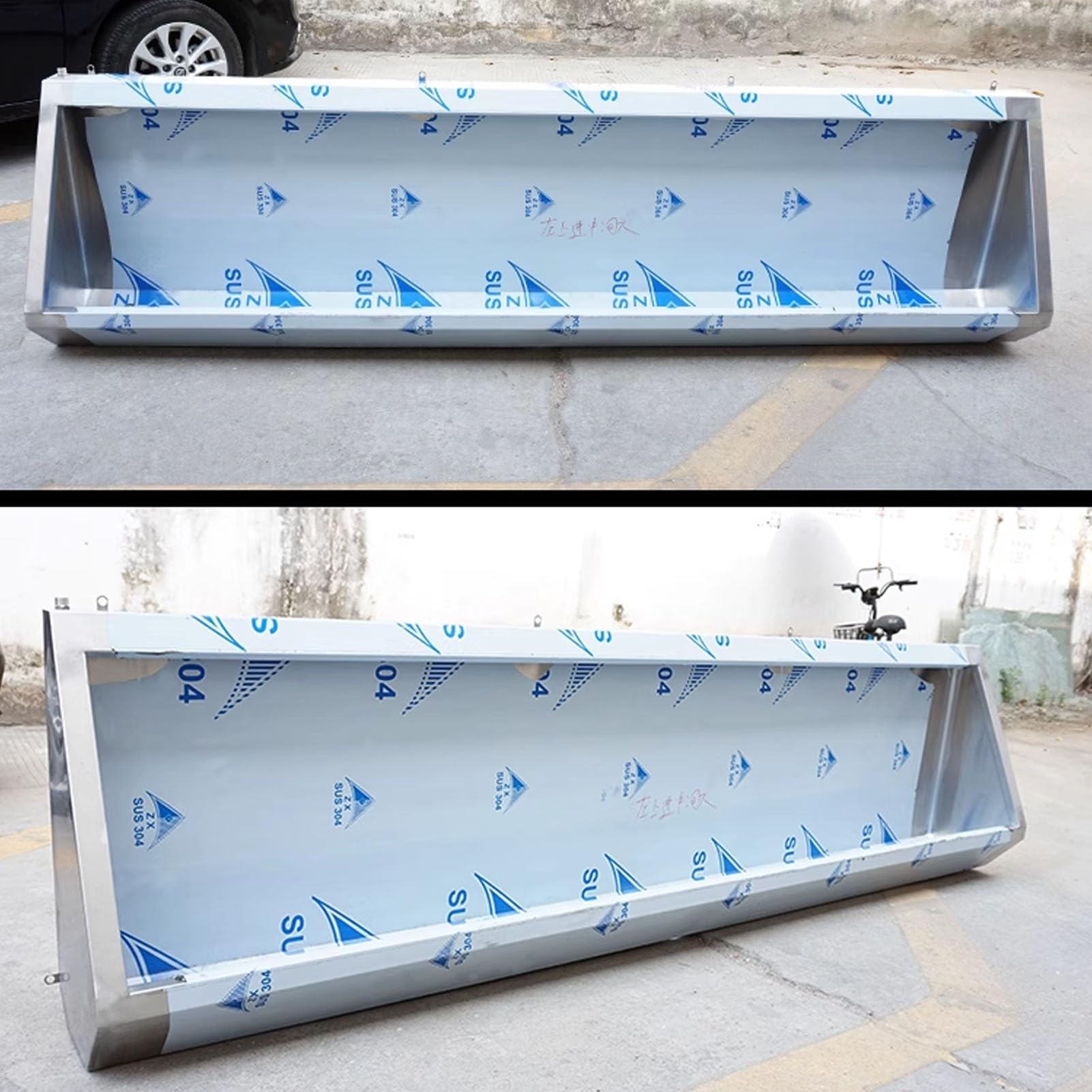 Urinoir mural en acier inoxydable 304 pour homme – Design commercial résistant aux éclaboussures pour les écoles, les bars et les toilettes publiques – & solution hygiénique