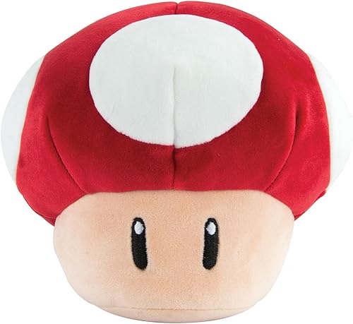 Club Mocchi Mocchi - Peluche de Nintendo Super Mario, peluche de hongo, peluches blandos coleccionables, 6 pulgadas