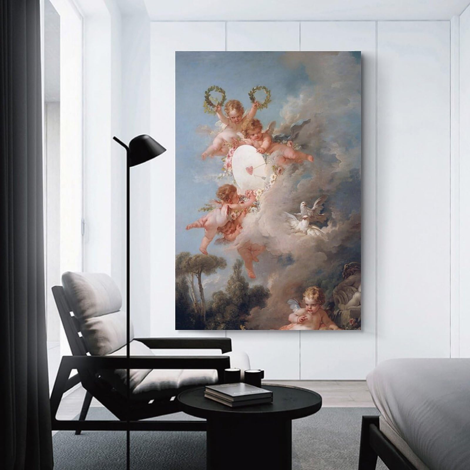 Amazon.co.jp: Francois Boucher 天使の詳細 愛の対象 絵画 フランソワ