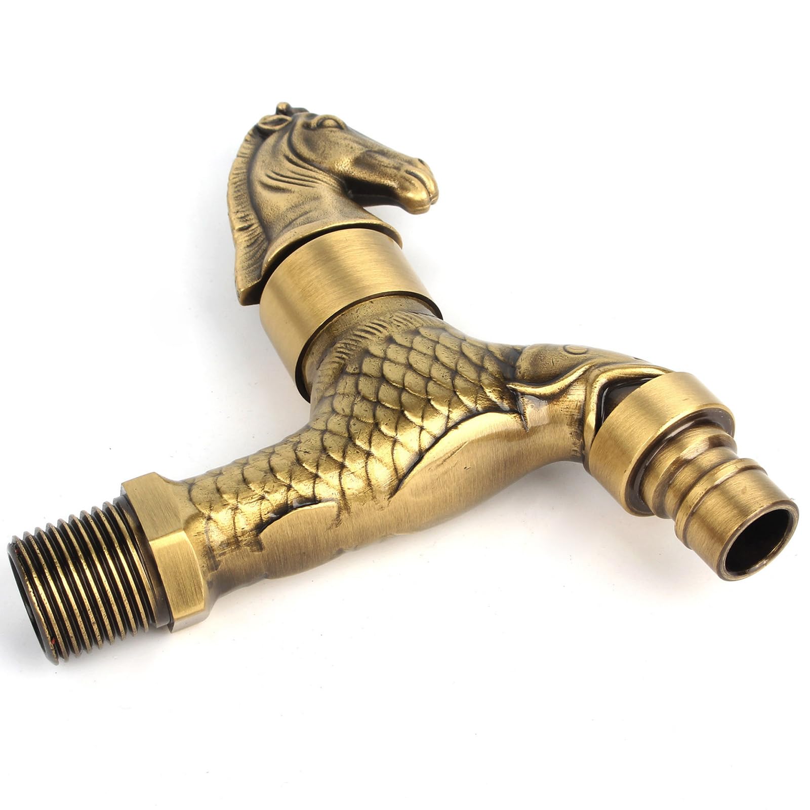 Kraan tuin kraan tuin dier vorm bibcock antieke messing vet