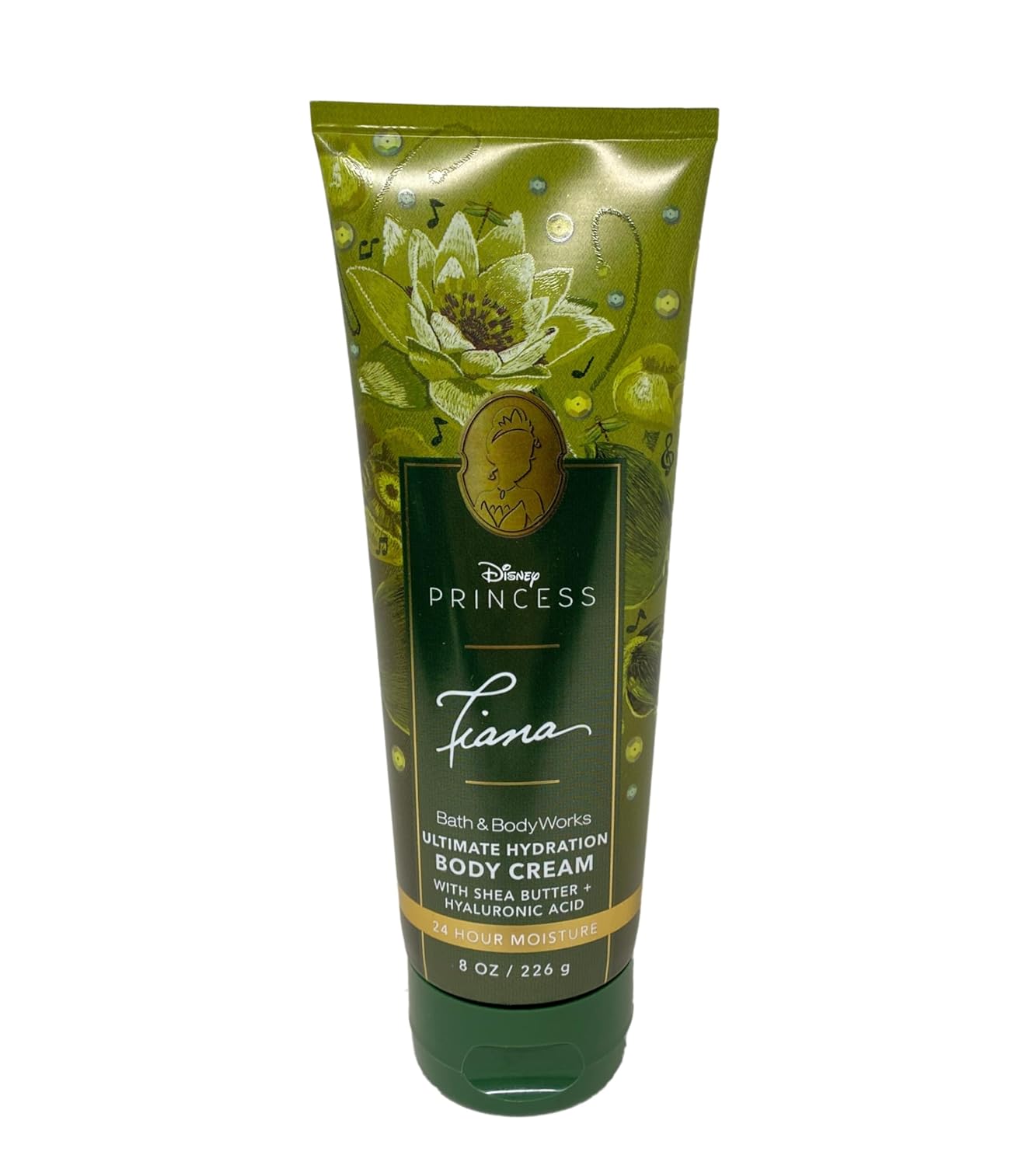 Bath & Body Works Limited Edition Princess Collection Tiana 2 Pack Body Cream Bundle with a Wild Jasmine Bar Soap - Full Size
