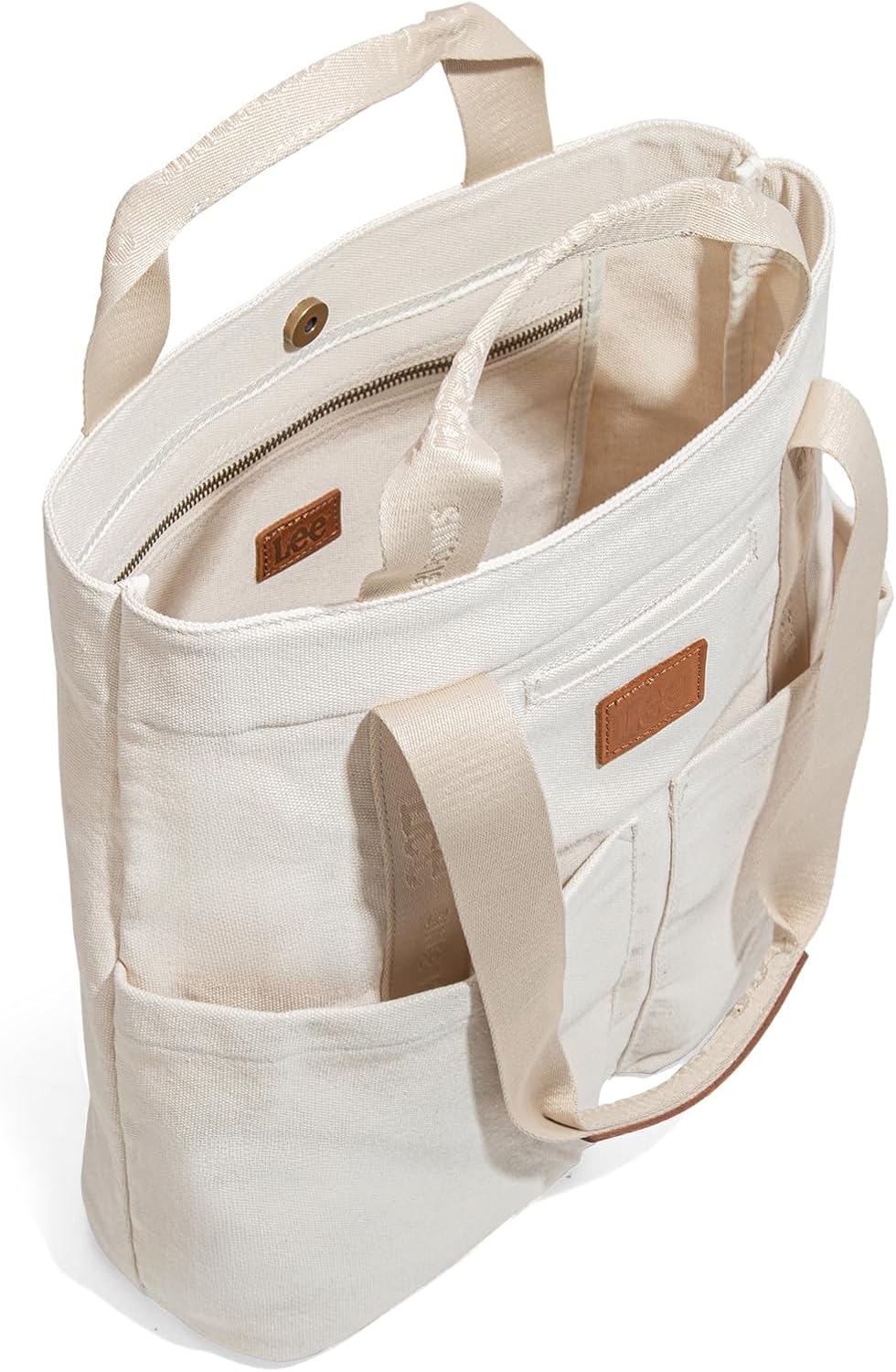 Montana West x Lee Canvas Tote Bag for Women with 2 Front Pockets Top-Handle Handbag & Shoulder Bag - Image 5