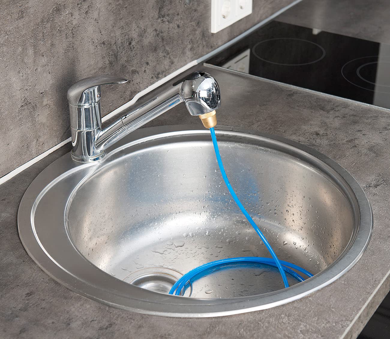 AGT Déboucheur de canalisation haute pression 2 m pour robinet M22 / M2...