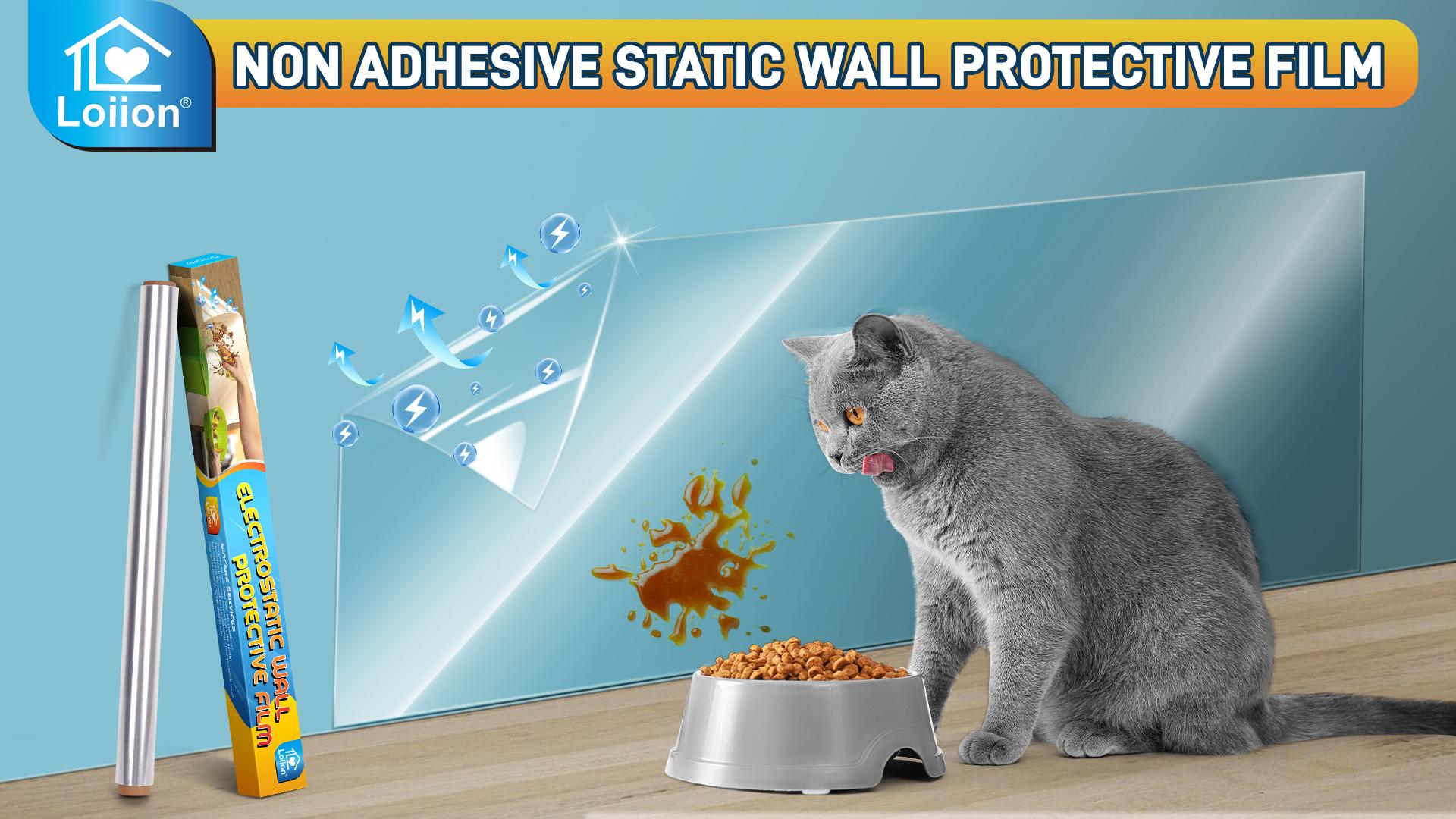 Electrostatic Wall Protective Fil, Att Clear Wall Protector Reovable