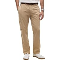 Tommy Hilfiger Uomo Pantaloni Cargo Denton Twill con Tasche, Beige (Sandalwood)