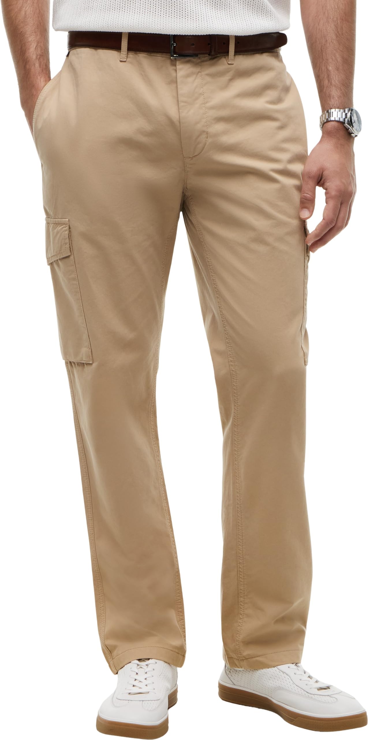 Tommy Hilfiger Men Denton LW Twill Cargo MW0MW39695 Cargo, Khaki, 31W / 32L