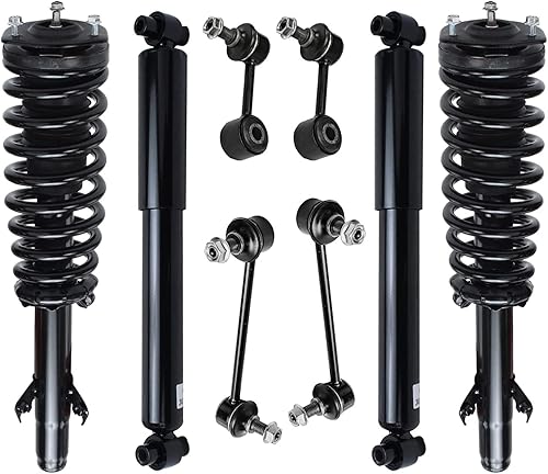 Miniatura 132 de Detroit Axle - Kit de puntales delanteros de 6 piezas para Chevrolet Aveo Aveo5 Pontiac G3 Wave, barra estabilizadora, varillas de acoplamiento