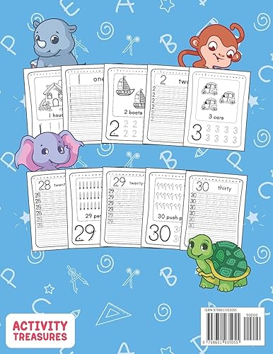 Miniatura 2 de Number Tracing Workbook For Preschoolers And Toddlers A Fun Number Practice Workbook To Learn The Numbers From 0 To 30 For Preschoolers & ... and
