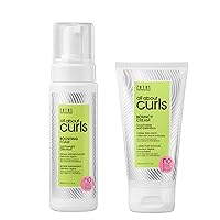 Vista 1 de ALL ABOUT CURLS Boosting Foam For Curly Hair Lightweight Definition Hold Volumizing Extra Fullness & Body Vegan & Cruelty Free Sulfate &