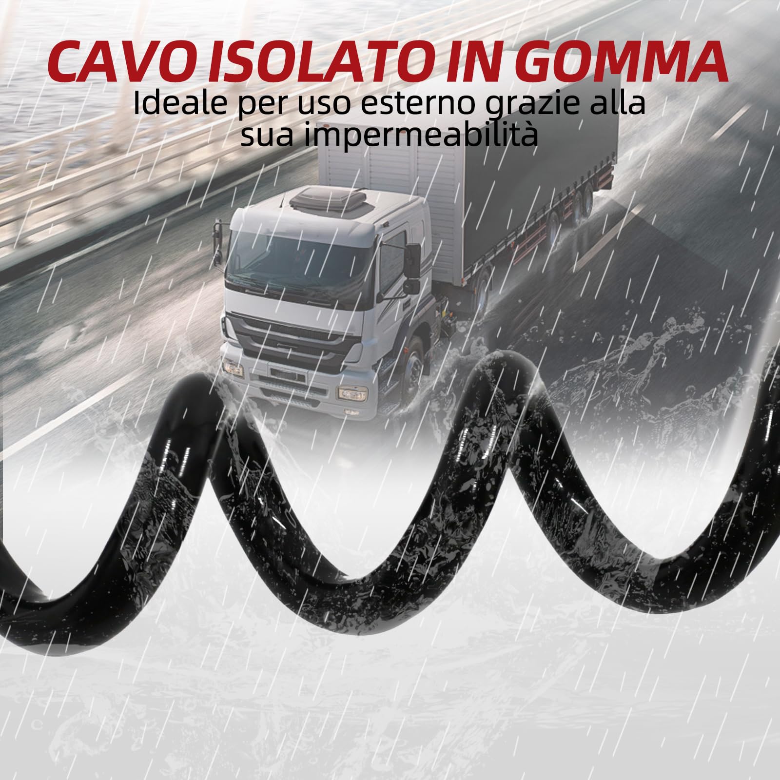 Adattatore a spirale elettrica, 24 V, 15 poli a 2 x 7 poli, cavo a spirale per camion, rimorchio, trattore
