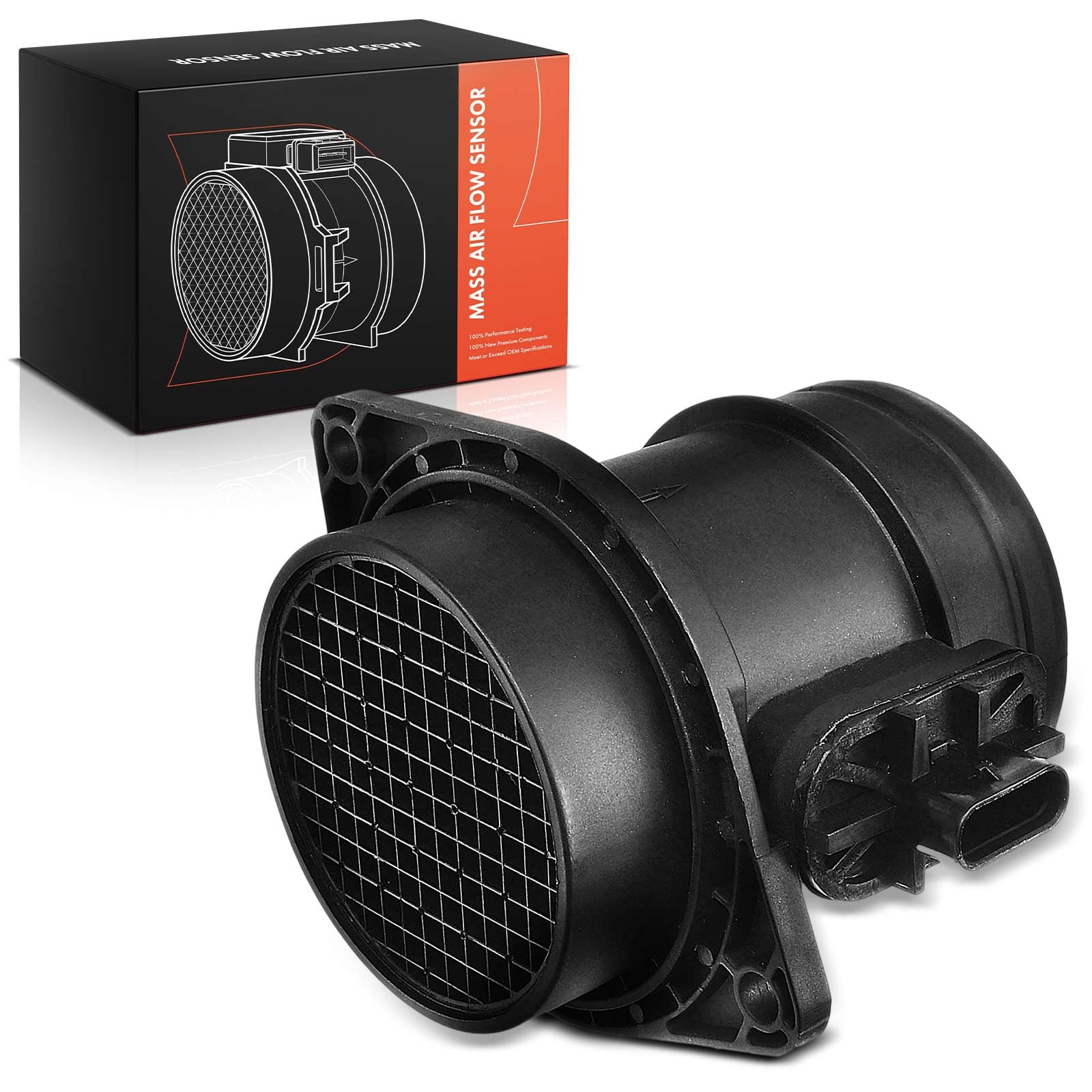 Frankberg Débitmètre d'air massique 0280218241 | Compatible avec: M.i.n.i R56, DS5 KF, DS5, 308 II L3 LB LH LP LW, M.i.n.i Cabriolet R57, M.i.n.i Clubvan R55