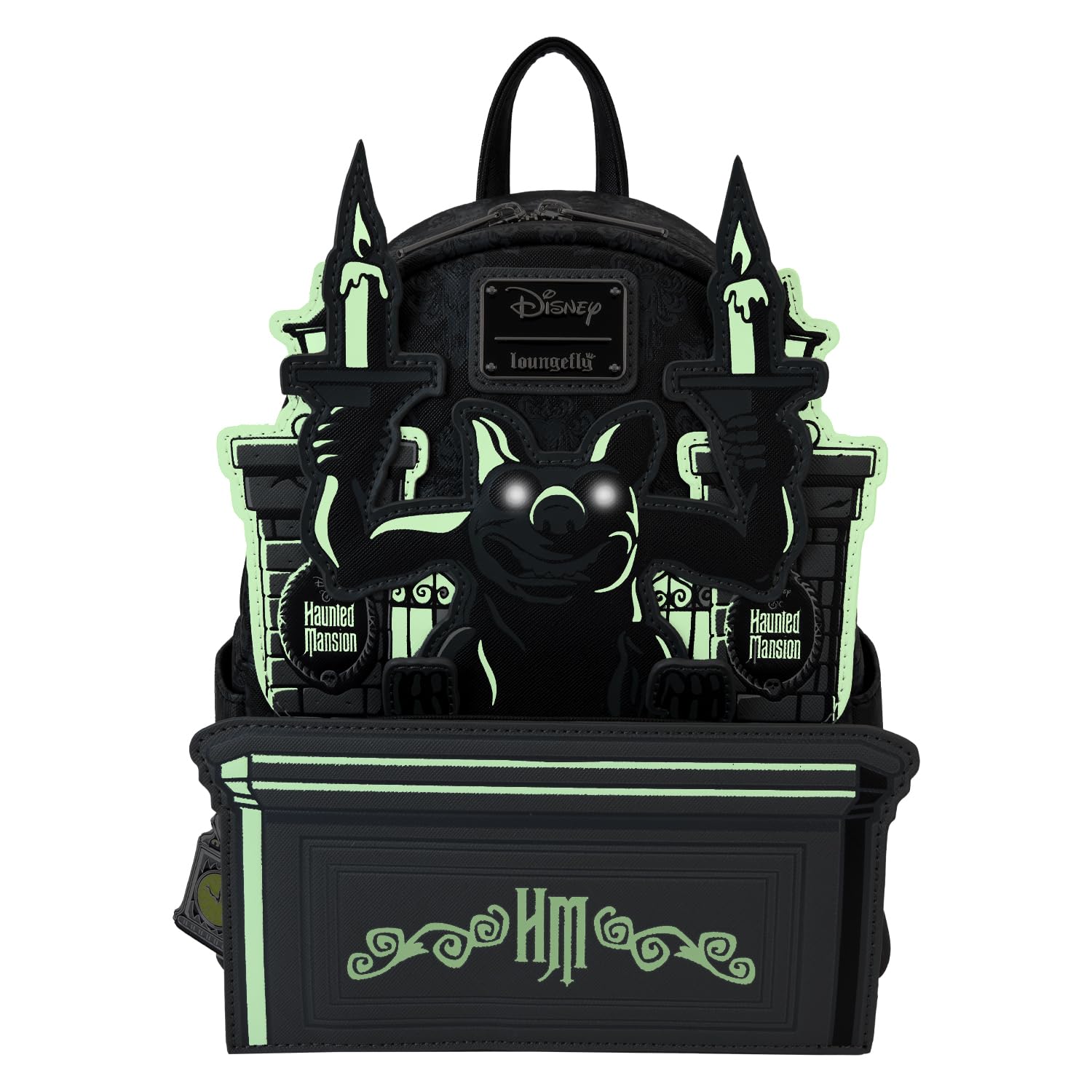 Loungefly Disney Haunted Mansion Gargoyle Wallpaper Mini : Clothing, Shoes & Jewelry
